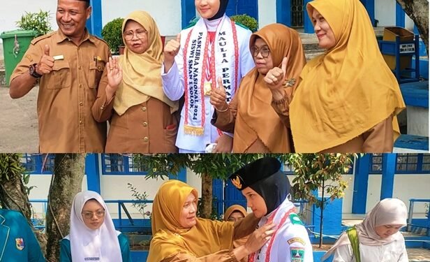 Kepulangan Paskibraka Asal SMAN 1 Maulida Permata Putri Disambut Meriah Warga Kota Solok