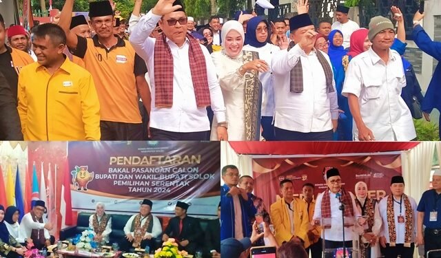 Pasangan Hj.Emiko – Irwan Afriadi Daftar Ke KPU, ‘Sosok Bundo’ Sejarah Politik Wanita Pertama Ikut Pilkada 2024 Kabupaten Solok