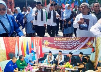 Pilihan Alternatif Warga Solok Pasangan Budi Satriadi – Hardinalis Kobal “SOLOK BERBUDI” Mendaftar Ke KPU