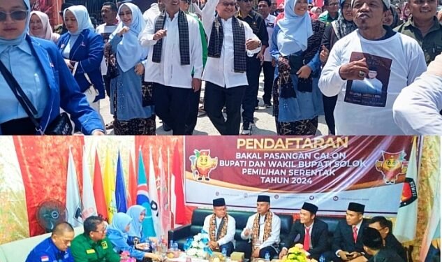 Pilihan Alternatif Warga Solok Pasangan Budi Satriadi – Hardinalis Kobal “SOLOK BERBUDI” Mendaftar Ke KPU