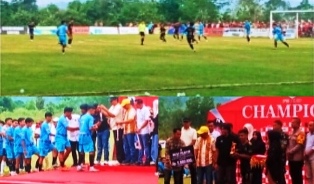 Andika Group FC Asal Pekanbaru Juarai Fadlul Efendi (FE) Cup 2024 Usai Tundukkan Saga Sumbar FC Dengan Skor 2-0
