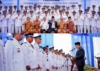 Bupati Solok kukuhkan Perpanjangan Masa Jabatan 49 Wali Nagari Serta Resmikan 3 Gedung Pemerintahan