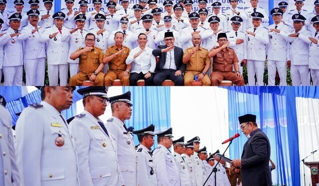 Bupati Solok kukuhkan Perpanjangan Masa Jabatan 49 Wali Nagari Serta Resmikan 3 Gedung Pemerintahan