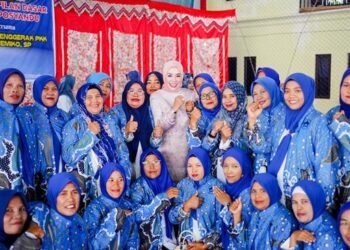 Orientasi Keterampilan Dasar Kader Posyandu se Kecamatan Junjung Sirih Dihadiri Ketua TP PKK Kabupaten Solok Hj. Emiko
