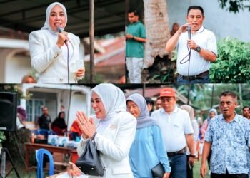 Ketua TP-PKK Kabupaten Solok Bersama Kadis Pendidikan Buka Open Turnamen Sepak Bola Kobar FC U 40