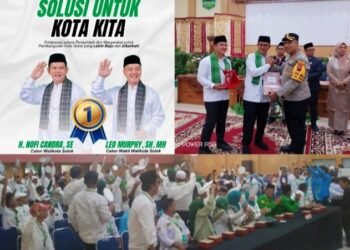 “Bia Ciek Asa Lai Boneh” Pasangan H. Nofi Candra – Leo Murphy (NC-LM) Dapat Nomor Urut 1