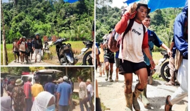 Longsor Di Tambang Emas illegal Sungai Abu Kabupaten Solok, 15 Orang Penambang Tewas Tertimbun