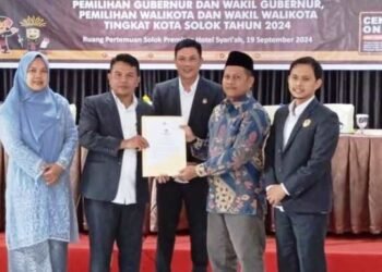 Bertambah 2.224 Pemilih Dibanding Pileg dan Pilpres Yang Lalu KPU Kota Solok Tetapkan DPT Pilkada 2024