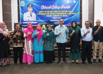 Bupati Diwakili Sekdakab Solok Deklarasikan ODF (Open Defecation Free) / Stop Buang Air Besar Sembarangan (BABS)