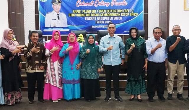 Bupati Diwakili Sekdakab Solok Deklarasikan ODF (Open Defecation Free) / Stop Buang Air Besar Sembarangan (BABS)