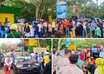 Diduga Berpihak Pada Salah Satu Paslon, Ratusan Masyarakat Demo Kantor Baznas Kota Solok