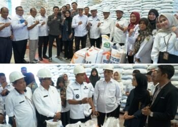 Cek Ketersediaan Pangan Jelang Akhir Tahun, Wabup Solok Jon Firman Pandu Inspeksi Ke Bulog