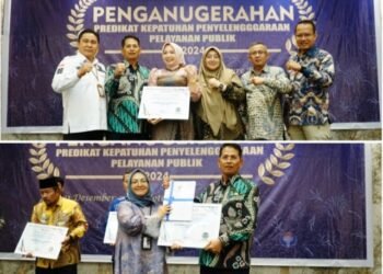 Ombudsman RI Tetapkan Pemkab Solok Peringkat 1 Predikat Kepatuhan Pelayanan Publik di Sumatera Barat