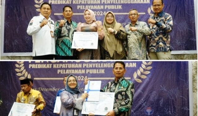 Ombudsman RI Tetapkan Pemkab  Solok Peringkat 1 Predikat Kepatuhan Pelayanan Publik di Sumatera Barat