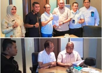 Wabup Solok Jon Firman Pandu Bersama Andre Rosiade Datangi Kantor PLN Pusat Ajukan Penambahan JPU