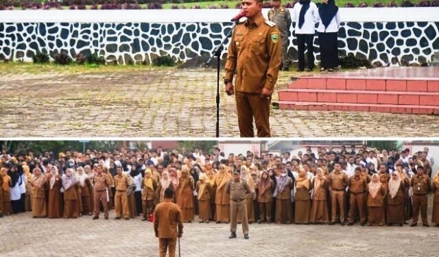Wakil Bupati Solok Jon Firman Pandu Pimpin Apel Gabungan Tahun 2025 Pemerintah Daerah