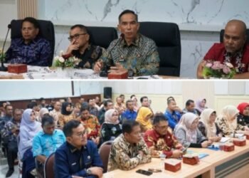 Sekdakab Medison Pimpin Rapat Koordinasi Masalah Kehadiran dan Disiplin Jajaran Pemerintah Kabupaten Solok