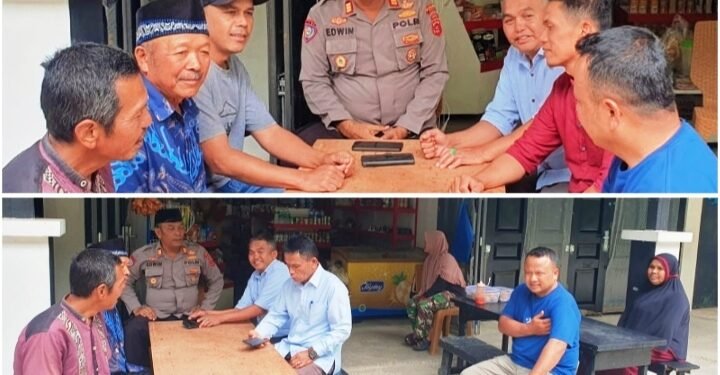 Kasat Binmas Polres Solok AKP Edwin Laksanakan Kegiatan Jumat Curhat di Nagari Aia Batumbuak