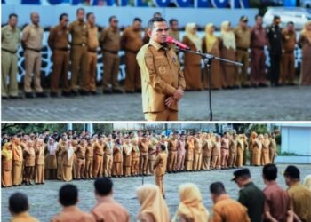 Wabup Solok H. Candra Pimpin Apel Pagi ASN dan THL Lingkup Pemerintahan Kabupaten Solok