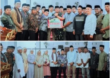 TSR Pimpinan Wakil Bupati Solok H. Candra Kunjungi Masjid Nurul Ihsan Nagari Tanjuang Bingkuang