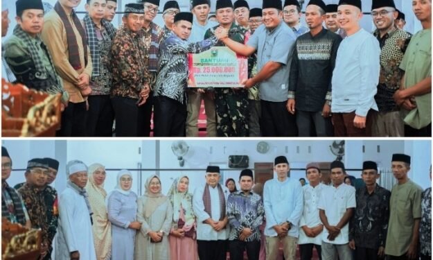 TSR Pimpinan Wakil Bupati Solok H. Candra Kunjungi Masjid Nurul Ihsan Nagari Tanjuang Bingkuang