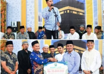 Bupati Solok Jon Firman Pandu dan Tim Safari Ramadhan Khusus Kunjungi Masjid Raya Bukit Sileh