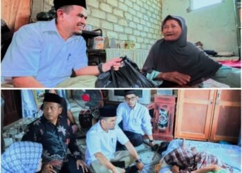 Wabup Solok Bersama Baznas Berikan Bantuan Kepada Warga Sakit di Kecamatan Junjung Sirih