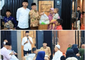 Wakil Ketua DPRD Kota Solok Amrinof Dias Dt. Ula Gadang Salurkan Zakat Untuk Dhuafa Berprofesi Pemulung