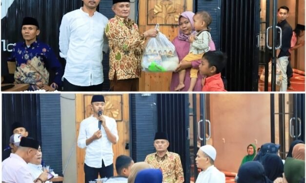 Wakil Ketua DPRD Kota Solok Amrinof Dias Dt. Ula Gadang Salurkan Zakat Untuk Dhuafa Berprofesi Pemulung