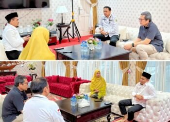 Wabup H. Candra Diskusi Program Susu Gratis Anak Sekolah di Kabupaten Solok bersama Owner Sirukam Dairy Farm