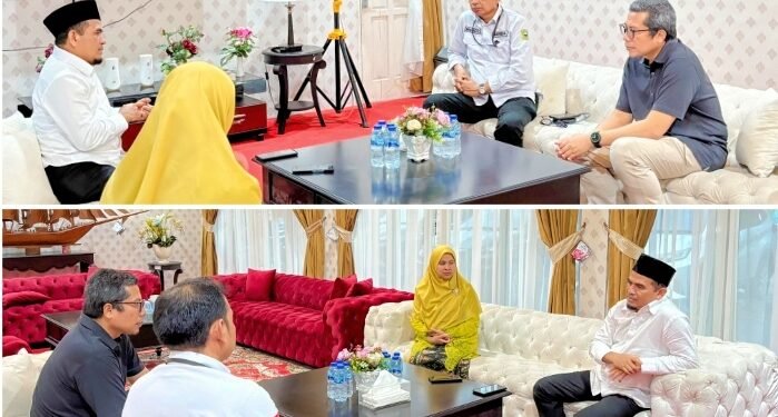 Wabup H. Candra Diskusi Program Susu Gratis Anak Sekolah di Kabupaten Solok bersama Owner Sirukam Dairy Farm