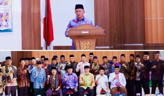 Bupati Jon Firman Pandu Hadiri Halalbihalal Idul Fitri 1446 H Bersama FK3S Kabupaten Solok