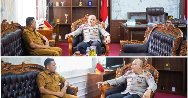 Silaturahmi Wakil Bupati H. Candra dengan Kapolres Solok Bahas Kolaborasi Pemda dan Forkopimda