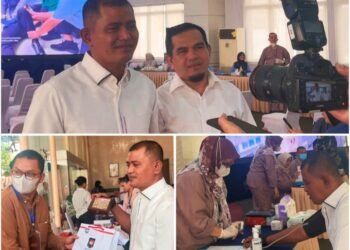 Jelang Dilantik Sebagai Kepala Daerah Jon Firman Pandu dan H. Candra Cek Kesehatan Di Kemendagri