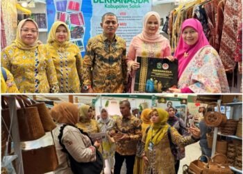 Wakil Bupati Solok Jon Firman Pandu Hadiri International Handicraft Trade Fair Tahun 2025