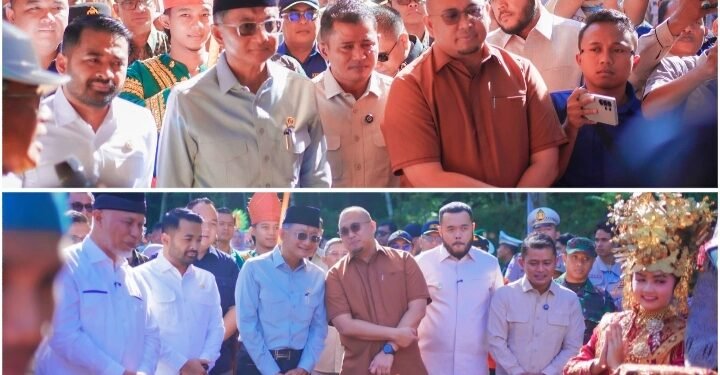 Bupati Solok Jon Firman Pandu Hadiri Peletakan Batu Pertama Flyover Sitinjau Lauik