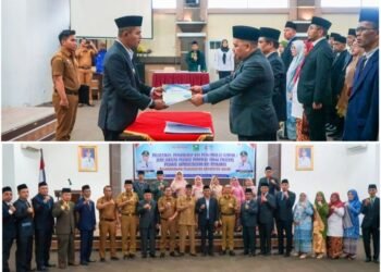 Wakil Bupati Jon Firman Pandu Lantik Dan Kukuhkan Pejabat di Lingkup Pemerintah Kabupaten Solok