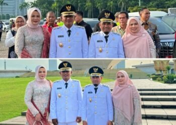 Bupati Solok Jon Firman Pandu, SH dan Wakil Bupati, H. Candra Dilantik Presiden RI di Istana Negara