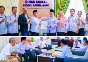 Wabup Solok H. Candra Kunjungi Dinas Sosial Pemprov Sumbar Terkait Pinjam Pakai Lahan untuk Parkir RSUD Arosuka