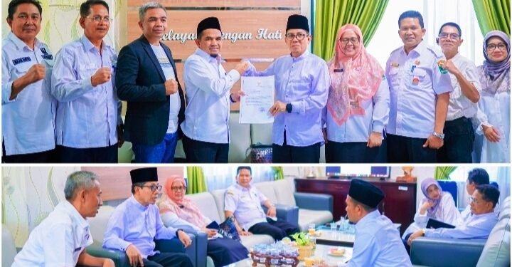Wabup Solok H. Candra  Kunjungi Dinas Sosial Pemprov Sumbar Terkait Pinjam Pakai Lahan untuk Parkir RSUD Arosuka