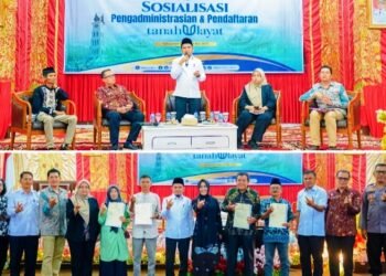 Wakil Bupati Solok H. Candra Buka Sosialisasi Pengadministrasian dan Pendaftaran Tanah Ulayat