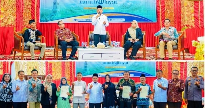 Wakil Bupati Solok H. Candra Buka Sosialisasi Pengadministrasian dan Pendaftaran Tanah Ulayat
