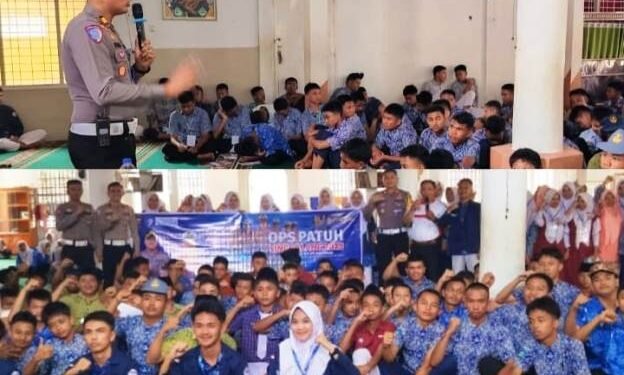 Sat Lantas Polres Solok Sosialisasikan Operasi Patuh Singgalang 2025 Kepada Pelajar SLTA di Kabupaten Solok
