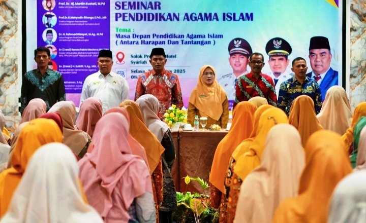 Bupati Solok Jon Firman Pandu Buka Seminar Pendidikan Agama Islam “Antara Harapan dan Tantangan”