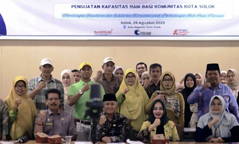 Wakil Wali Kota Solok H. Suryadi Nurdal Ajak Komunitas dan Ormas Jadi Wadah Edukasi HAM