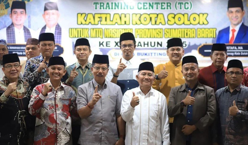 Wawako Solok H. Suryadi Nurdal Kunjungi Training Center II Kafilah MTQ Kota Solok