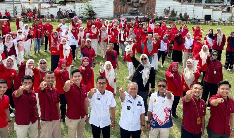 Meriahkan HUT ke-80 RI ASN Pemko Solok Gelar Beragam Lomba Untuk Perkuat Solidaritas
